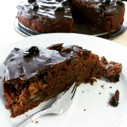 Mandel-Bananen-Schoko-Kuchen