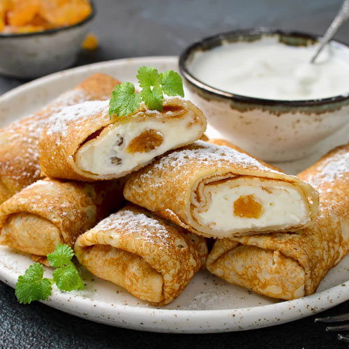 Pancake süß gefüllt